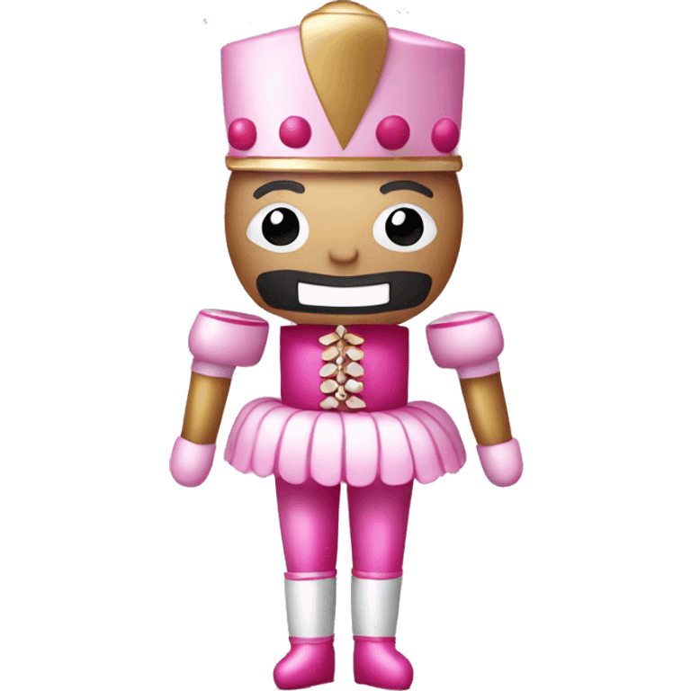 Pink nutcracker  emoji