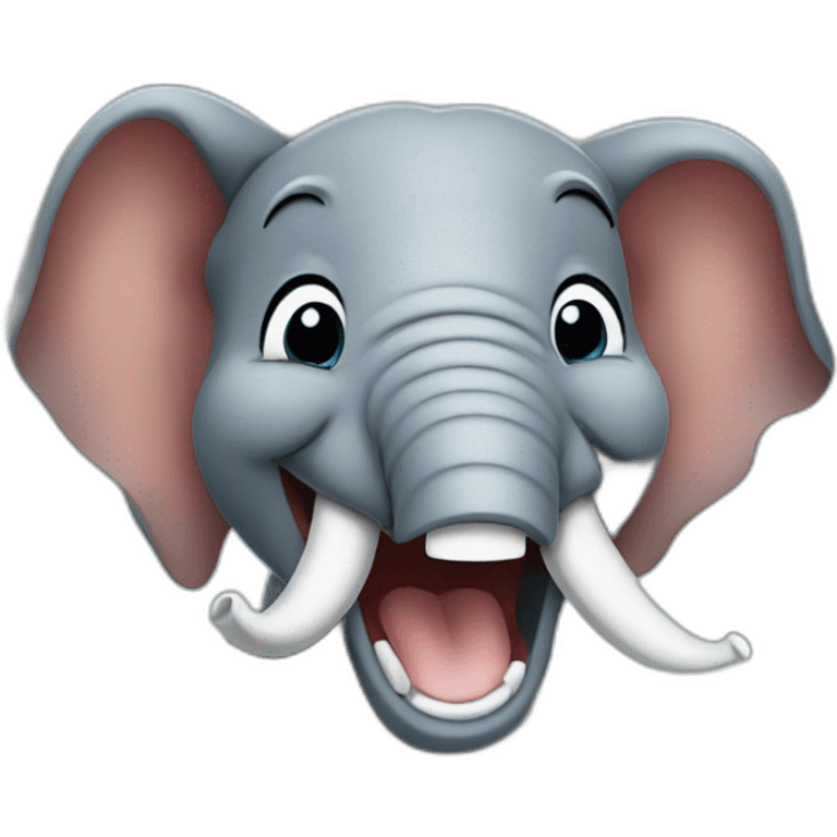 elephant laughing emoji