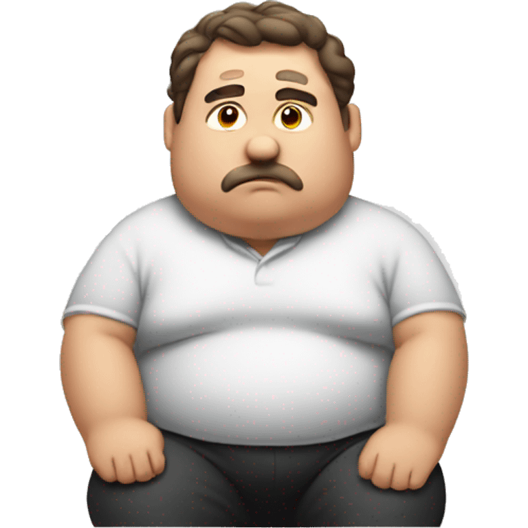 THINKING FAT MAN emoji