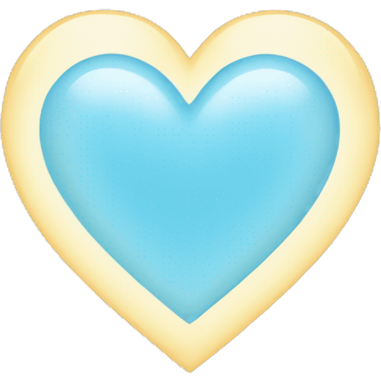 light blue heart emoji