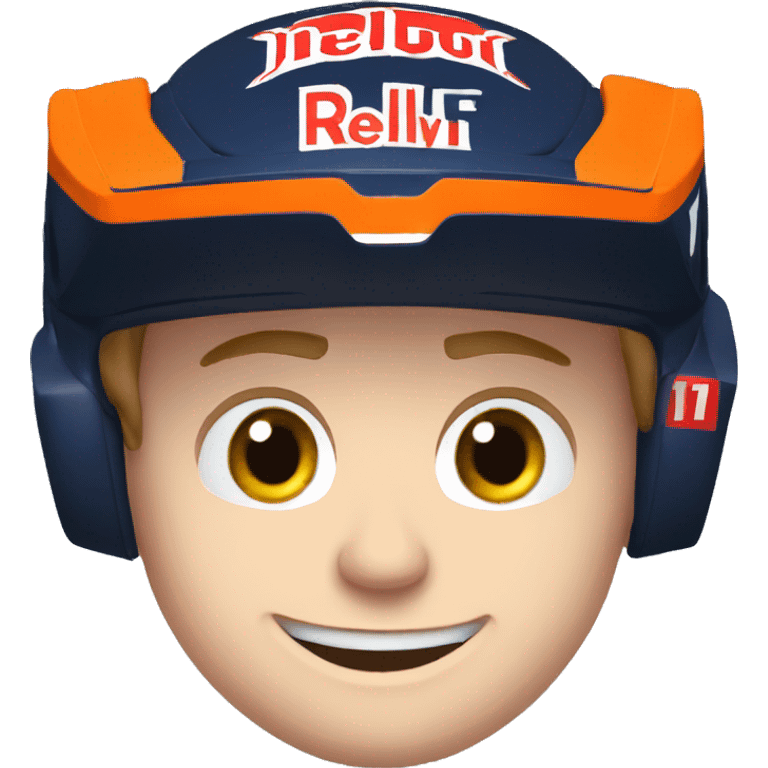 Max Verstappen in a f1 car emoji