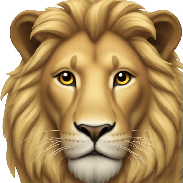 realistic lion emoji