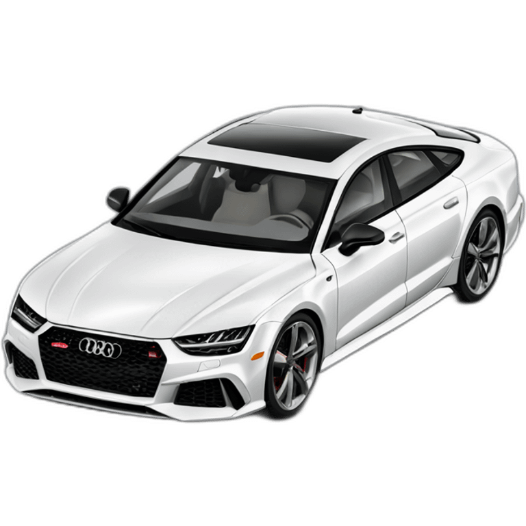 Voiture audi rs7 emoji