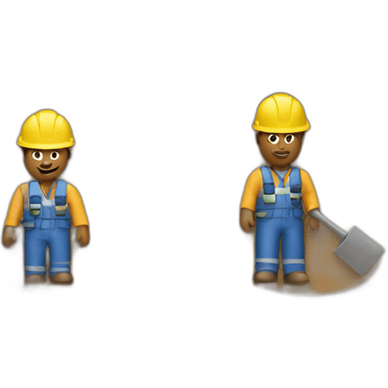 engineers playing in the sandbox emoji