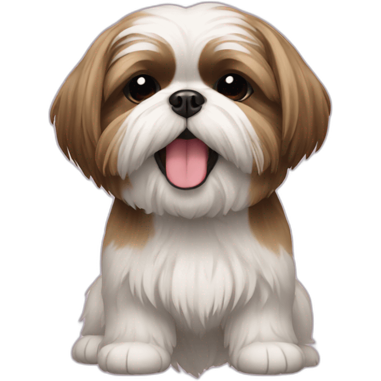 Shihtzu happy emoji