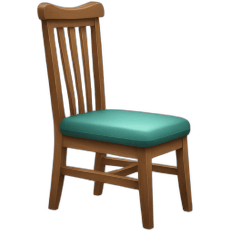 wood chair emoji