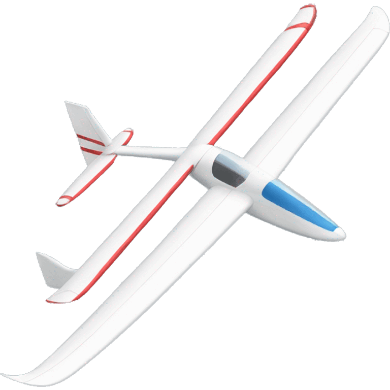 Soaring sailplane emoji