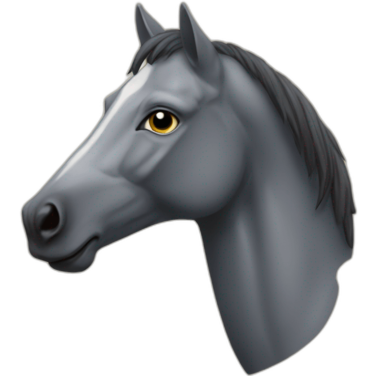 Cheval sur chat emoji