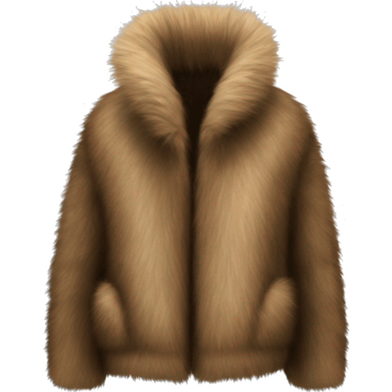 Fur jacket  emoji