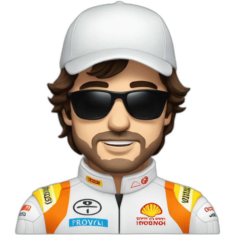 Fernando Alonso piloto emoji