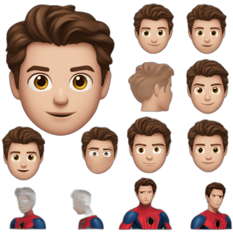 Tom Holland Spiderman emoji