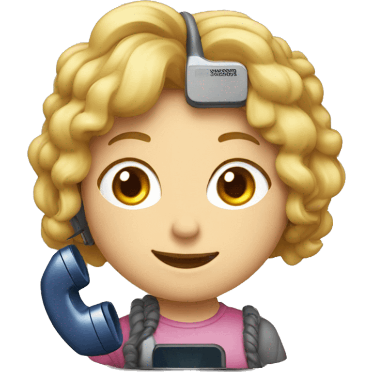 Telefono con texto en pantalla: Laura... Principesa! emoji