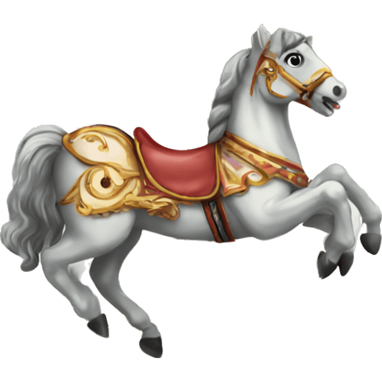 vintage carousel horse emoji