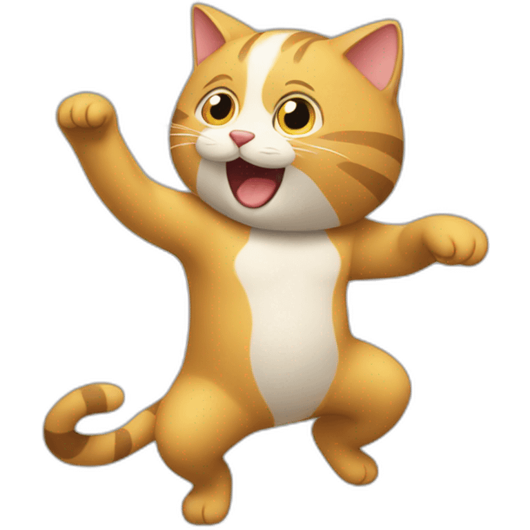 Gato bailando emoji