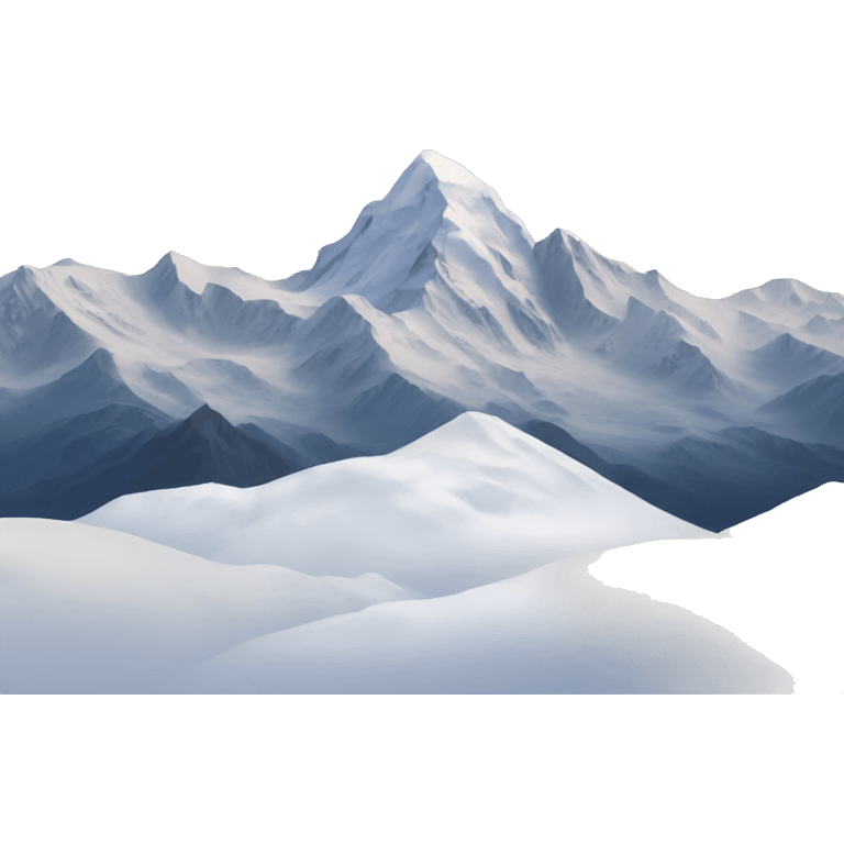 Snowcapped Mountain with three star emoji