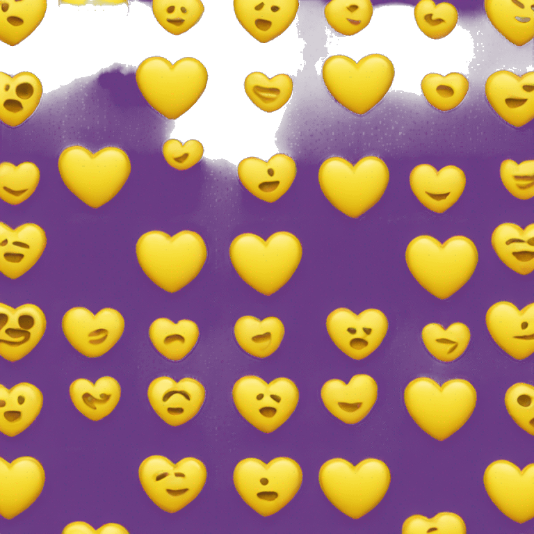 Heart yellow  emoji