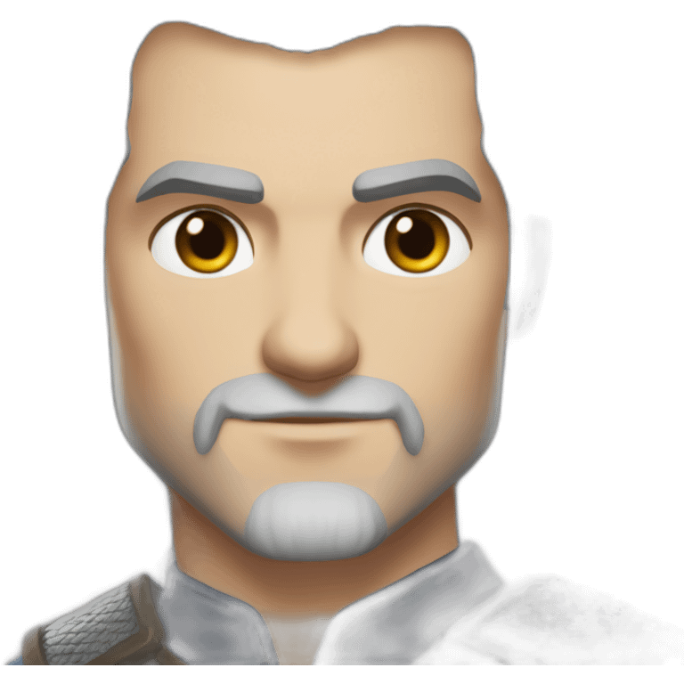 Henry Cavil as Geralt of Rivia emoji