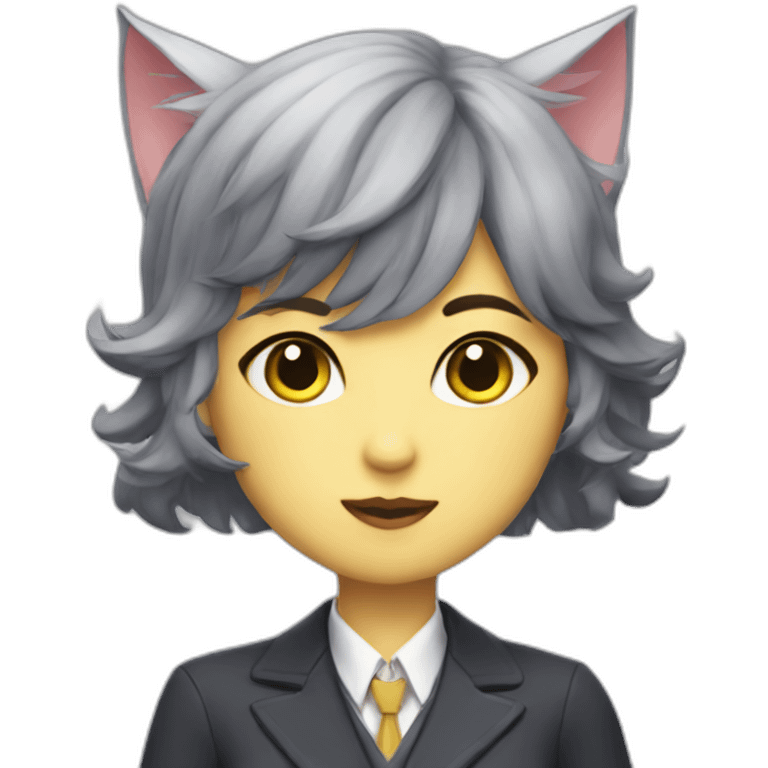 catgirl metalist detective emoji