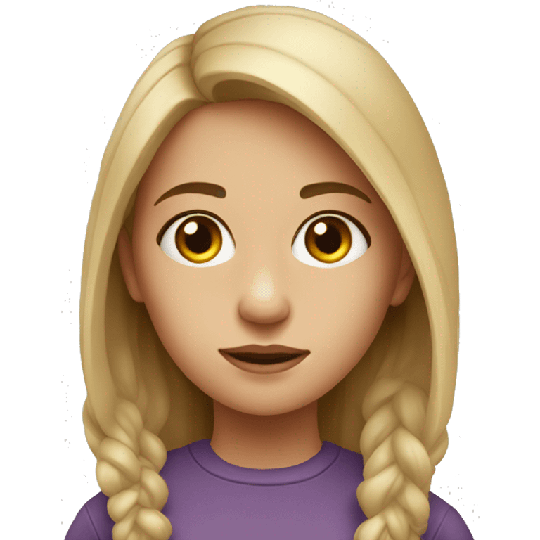 realistic portrait of girl emoji