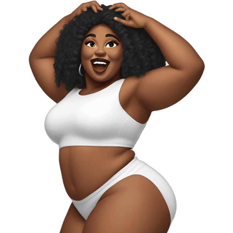 Lizzo twerk gay emoji