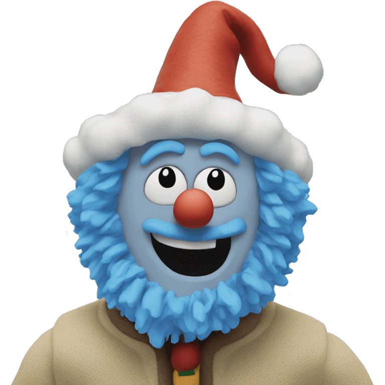 Snow Miser from claymation christmas movie emoji