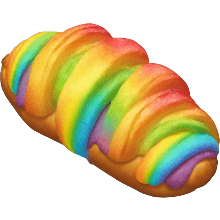 Rainbow croissant  emoji