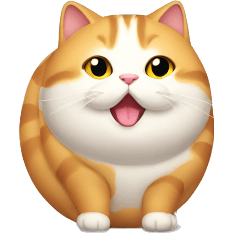 cat fat emoji