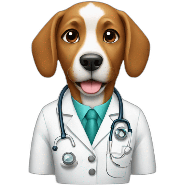 dog doctor emoji