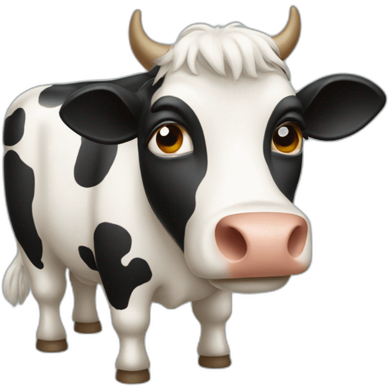 Vache méchante emoji