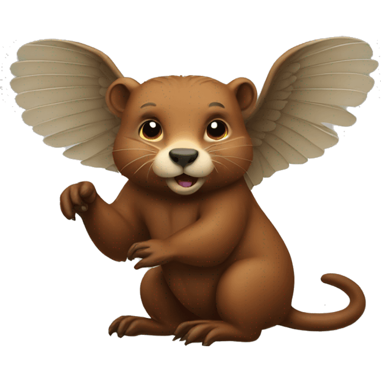 Winged Beaver emoji