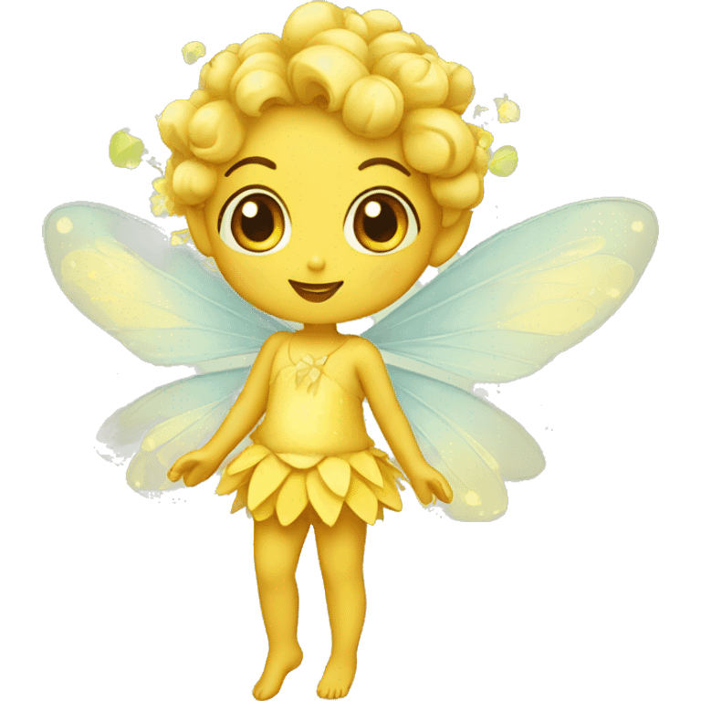 yellow fairy emoji