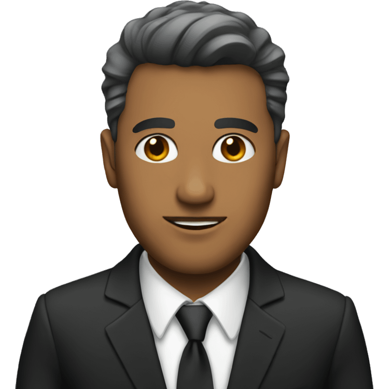 A man in a suit emoji