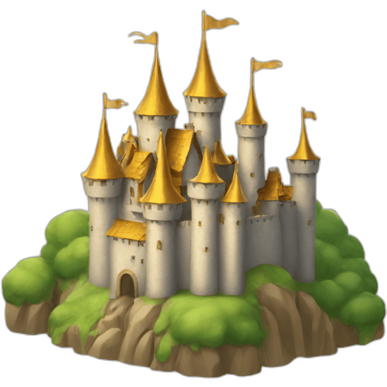 Castle golden roofs emoji