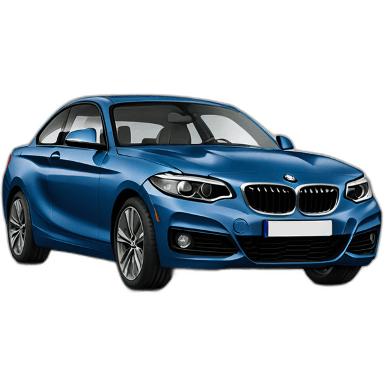 bmw 220i 2022 blue dark emoji