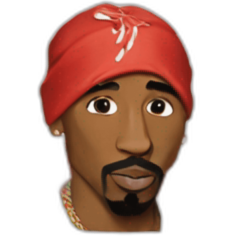 2 pac bandana emoji