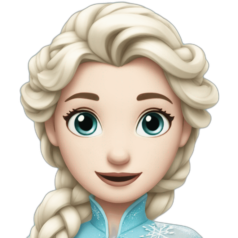 Elsa from Frozen emoji