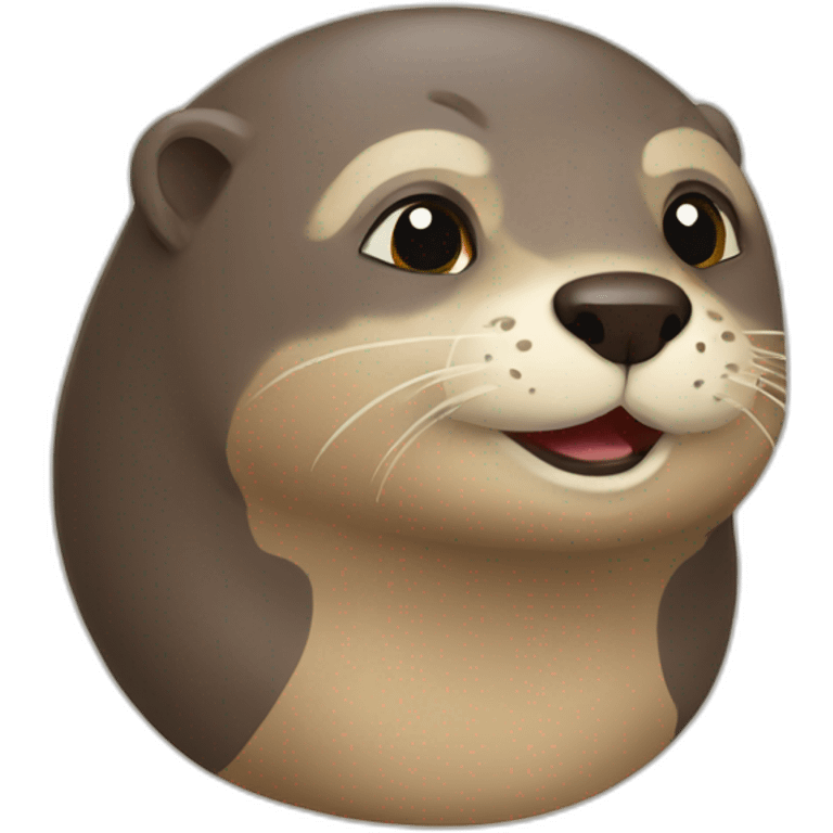 Sch avec une loutre emoji