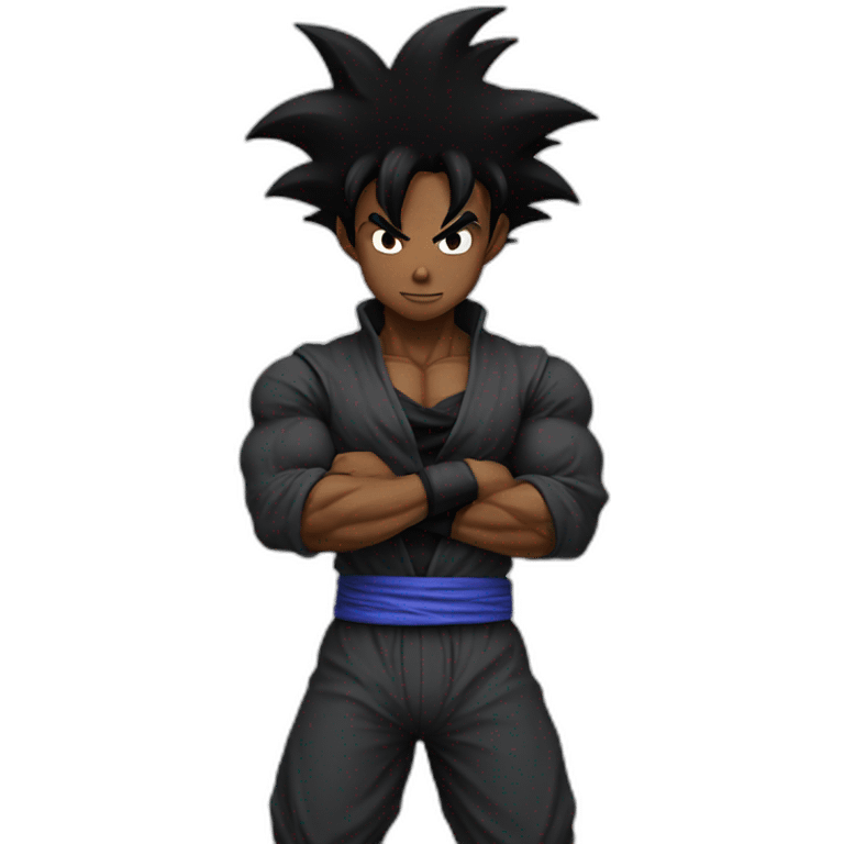 Black Goku emoji