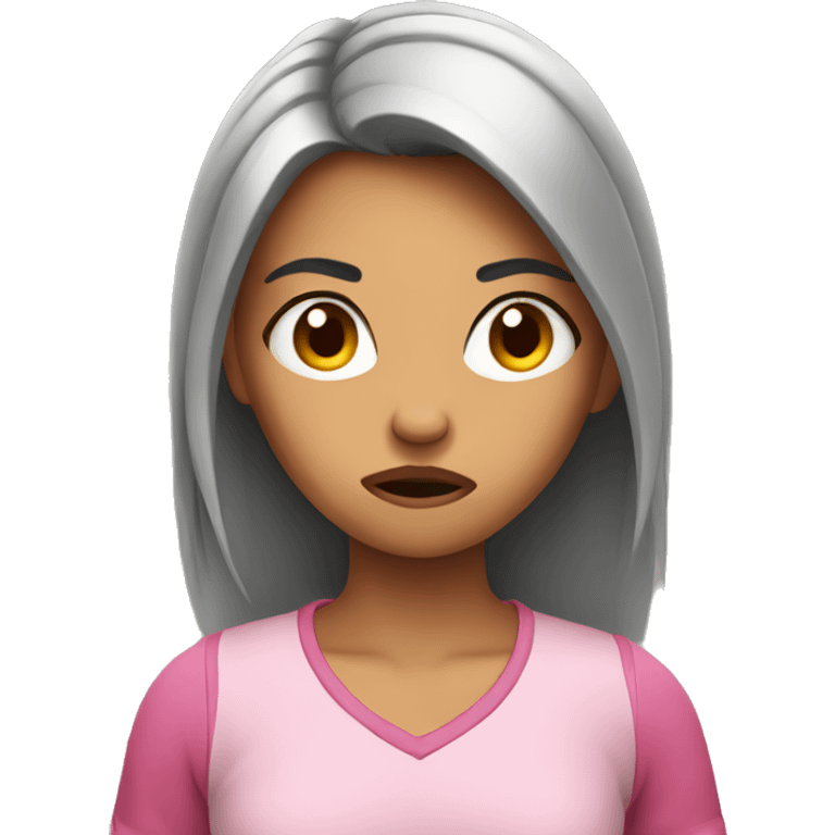 Girl annoyed emoji