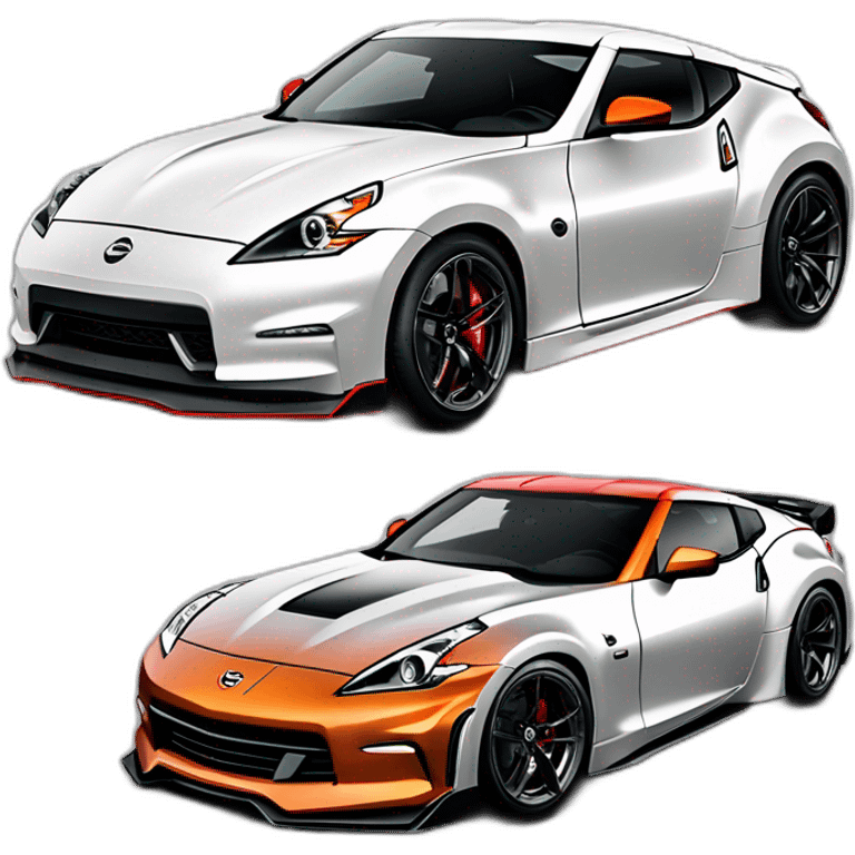 mix Nissan 370z Nismo et Corvette C6 ZR1 emoji