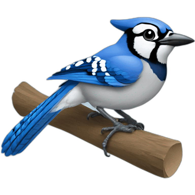 Blue jay bird emoji