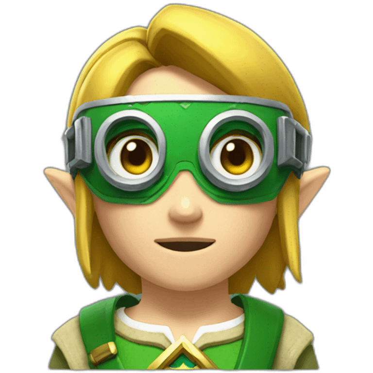 Link of Zelda with oculus emoji