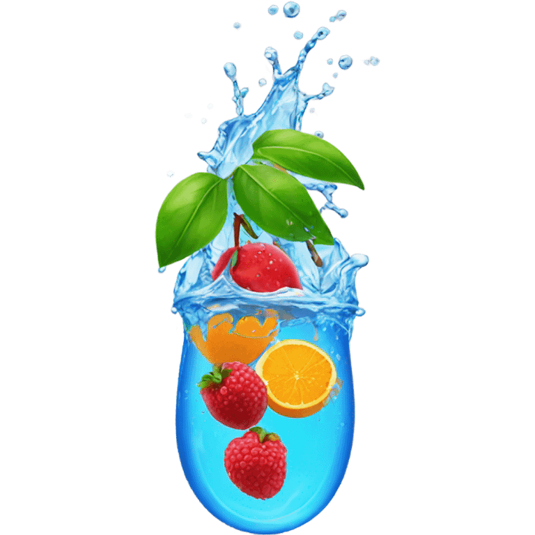 fruit water splash emoji