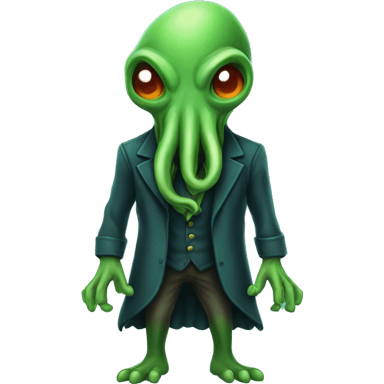 Cthulhu posing T-pose emoji