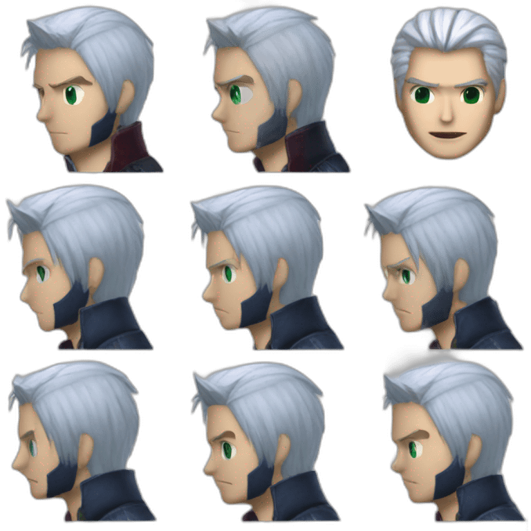 Vergil from Devil may cry 3 emoji