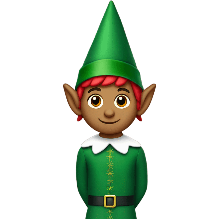 Elf on the Shelf red and green  emoji