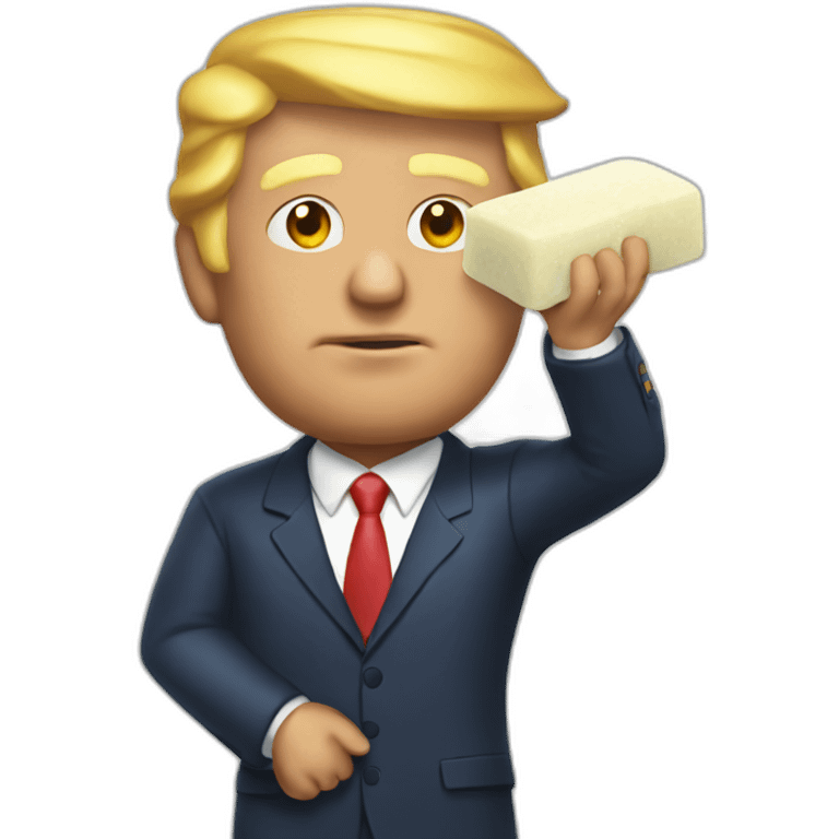 trump-holding-soap emoji