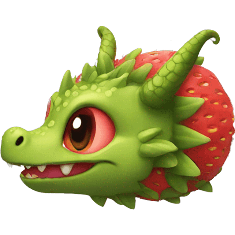 strawberry dragon  emoji