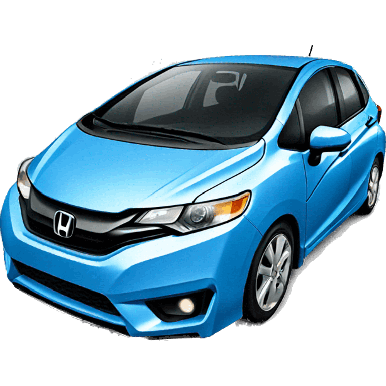 Honda fit blue emoji