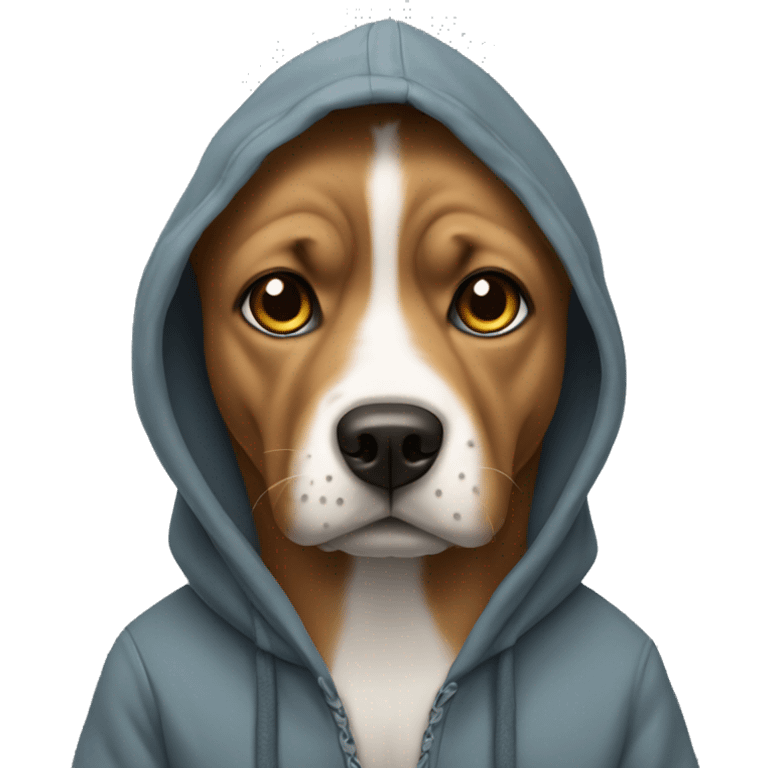 dog in a hoodie emoji